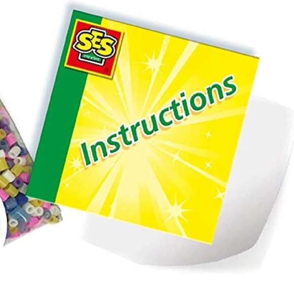 New in Box SES  Iron on Glitter Beads Beedz Princesses 1400 Pcs For Age 5+ - Picture 10 of 16